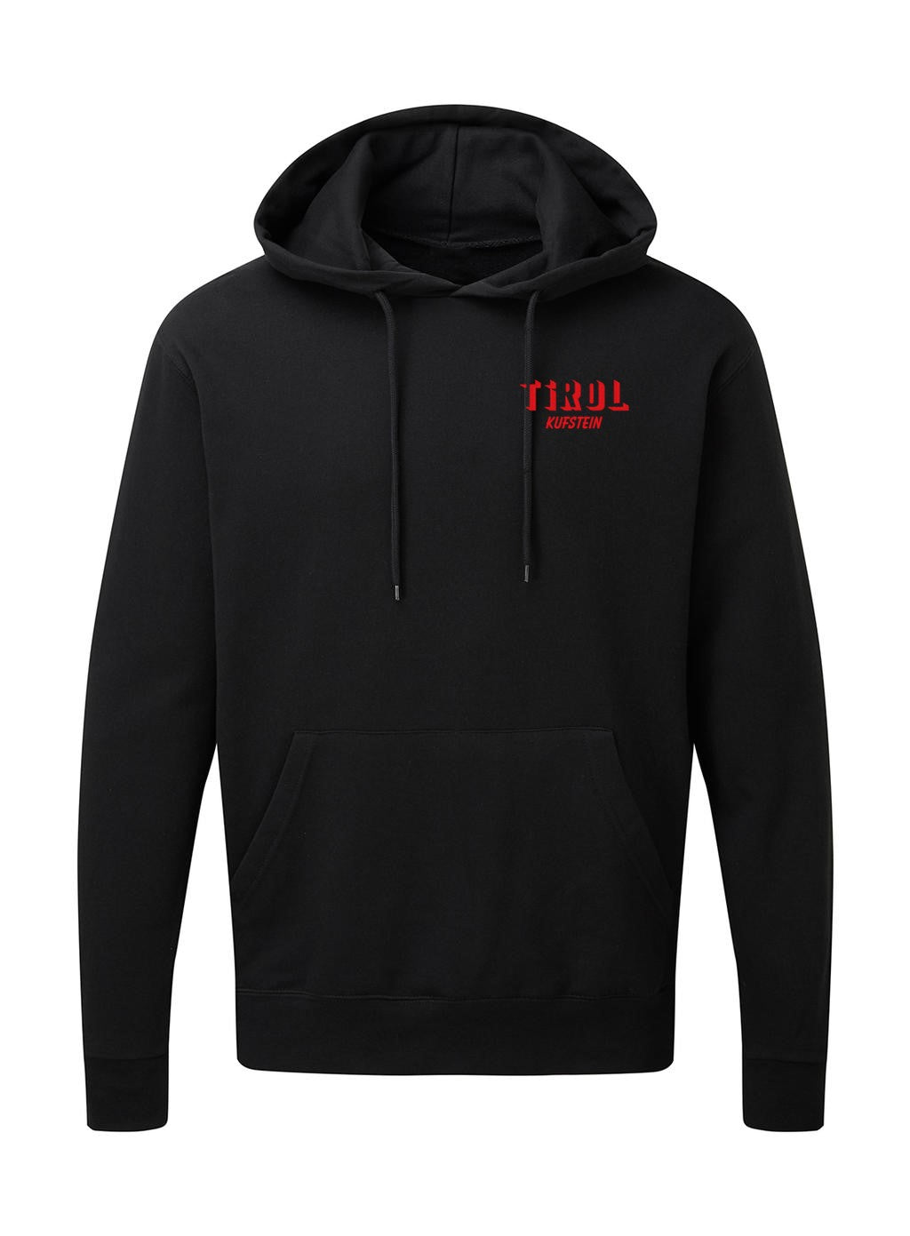 Hoodie mit 3D TIROL und Wunschtext bestickt