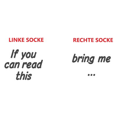 Stickmotiv IF YOU CAN READ THIS … WENN DU DAS LESEN KANNST … mit Wunschtext individuell personalisierte Bestickung