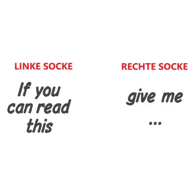 Stickmotiv IF YOU CAN READ THIS … WENN DU DAS LESEN KANNST … mit Wunschtext individuell personalisierte Bestickung