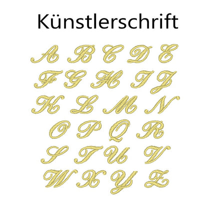 Stickmotiv Monogramm / Initialen individuell personalisierte Bestickung