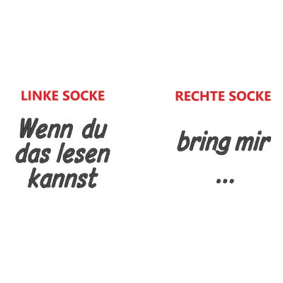 Stickmotiv IF YOU CAN READ THIS … WENN DU DAS LESEN KANNST … mit Wunschtext individuell personalisierte Bestickung