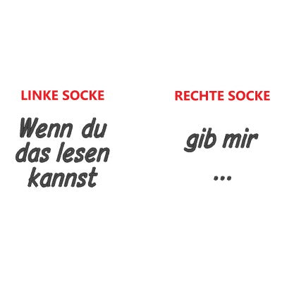 Stickmotiv IF YOU CAN READ THIS … WENN DU DAS LESEN KANNST … mit Wunschtext individuell personalisierte Bestickung