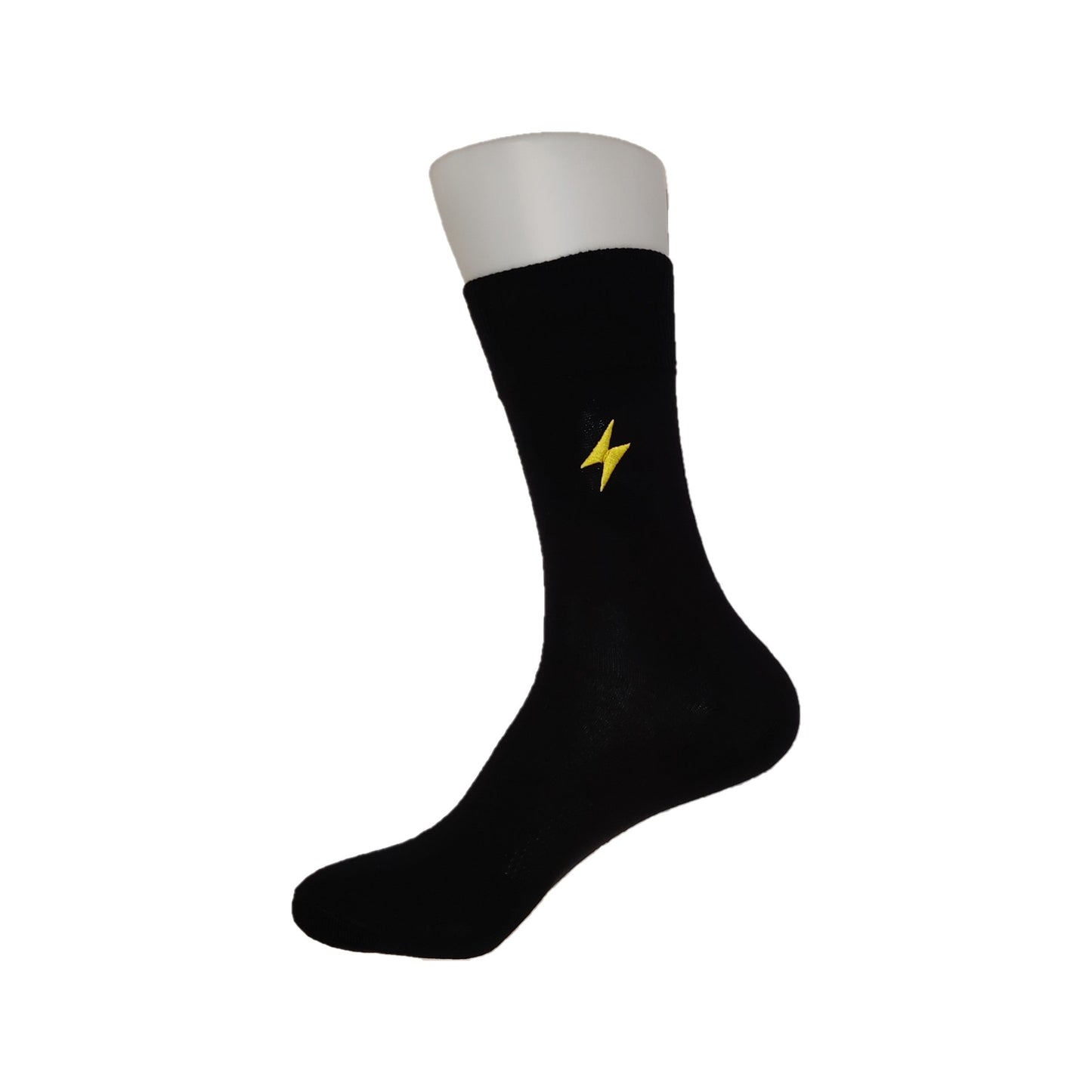 Business-Socken mit Lightning-Blitz und Wunschtext